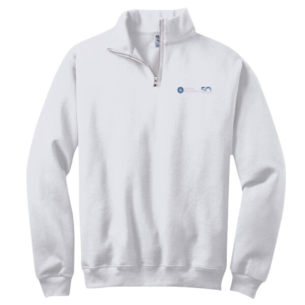 Embroidered Jerzees 1/4-Zip Cadet Collar Sweatshirt Thumbnail